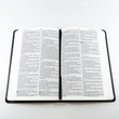 Load image into Gallery viewer, Personalized KJV Thinline Bible Comfort Print Black Leathersoft
