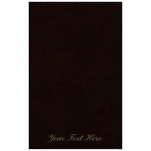 Personalized NKJV Minister's Bible Leathersoft Brown Red Letter Edition Comfort Print: Holy Bible
