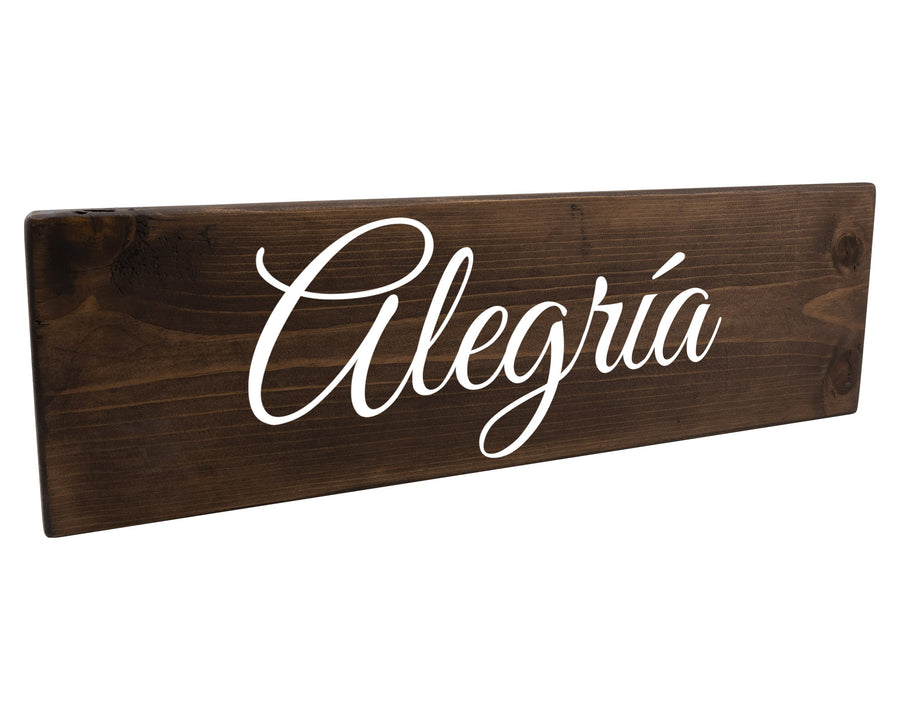 Alegría Spanish Wood Decor