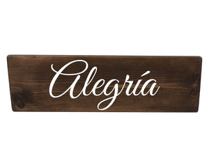 Alegría Spanish Wood Decor