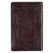 Load image into Gallery viewer, Personalized KJV Deluxe Gift Bible Dark Brown Faux Leather
