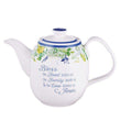 Load image into Gallery viewer, Bless the Food Before Us Teapot
