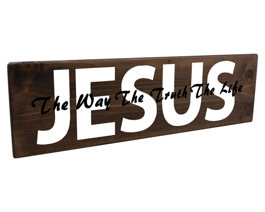 Jesus Is The Way Wood Decor