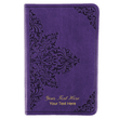 Load image into Gallery viewer, Personalized Custom Text Your Name ESV Value COMPACT Bible TruTone Lavender Filigree Design
