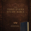 Load image into Gallery viewer, Personalized CSB Tony Evans Study Bible Black Genuine Leather
