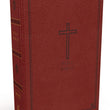 Load image into Gallery viewer, Personalized NKJV Thinline Red Letter Comfort Print Leathersoft Bible Red
