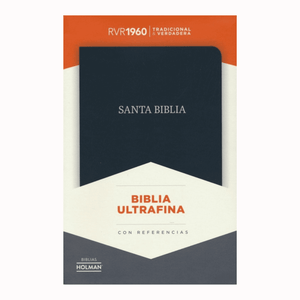 Personalized Custom Text Your Name RVR 1960 Biblia Ultrafina, Negro piel fabricada (Spanish Edition)