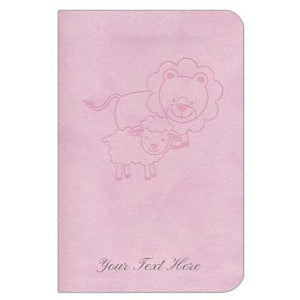 Personalized CSB Baby's New Testament with Psalms Pink LeatherTouch