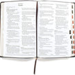 Load image into Gallery viewer, Personalized NKJV Giant Print Reference Bible Saddle Brown LeatherTouch Indexed
