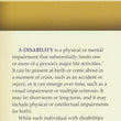 Load image into Gallery viewer, Disability Pamphlet
