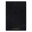 Load image into Gallery viewer, Personalized NKJV &amp; Amplified Parallel Bible Large Print Black Bonded Leather
