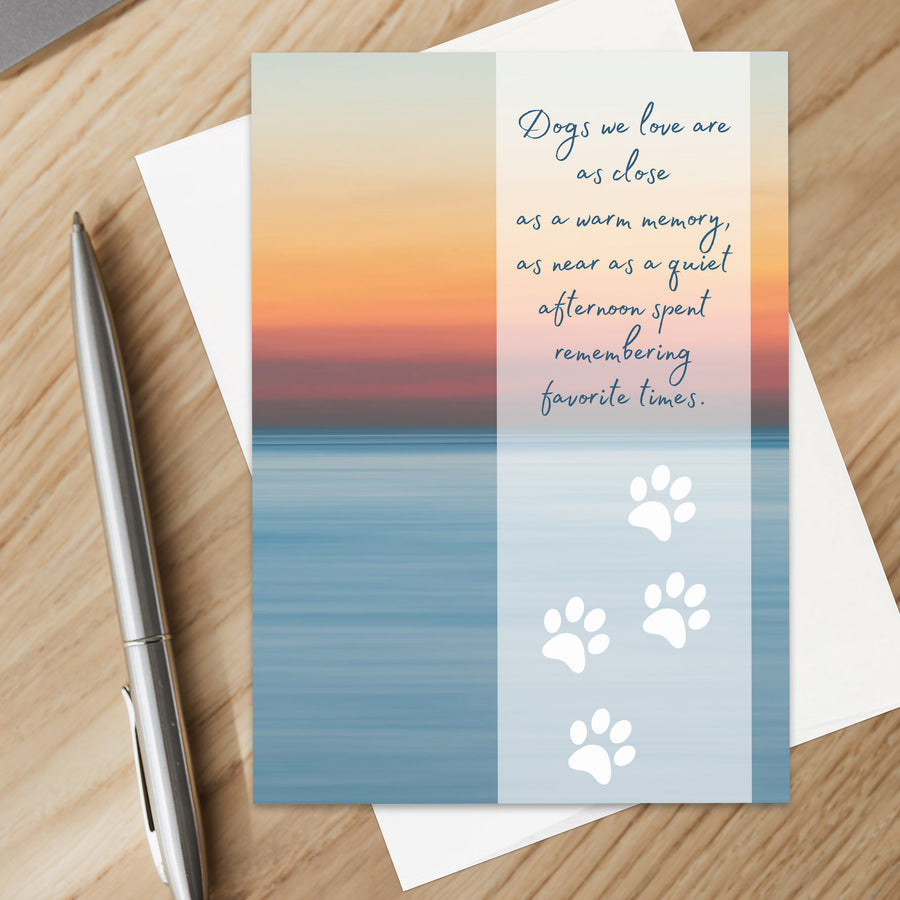 Pet Loss Sympathy Card Gift for Pet Loss, Pet Sympathy Gift for Dogs, Cats