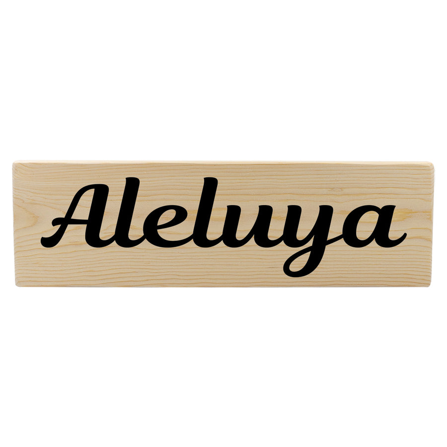 Aleluya Spanish Wood Decor