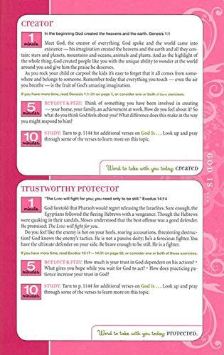 Personalized NIV Busy Mom's Bible Pink/Hot