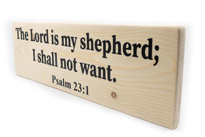 Psalm 23:1 The Lord Is My Shepherd Wood Decor