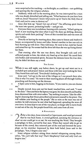 Personalized The Message Bible Black/Slate Leather-Look