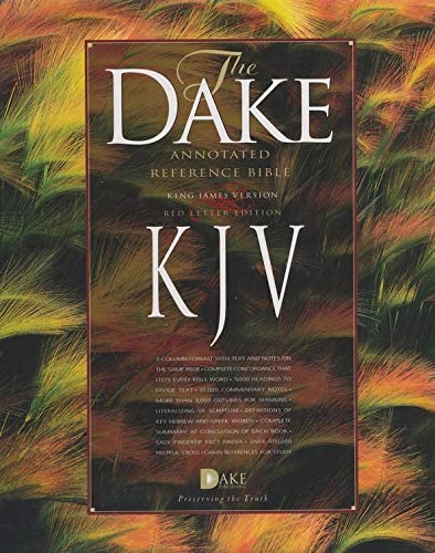 Personalized KJV Dake's Annotated Reference Bible Black