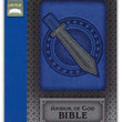 Load image into Gallery viewer, Personalized Bible with Custom Text NIV Kids&#39; Bible Armor of God Bible Italian Duo-Tone Blue/Silver
