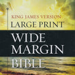 Load image into Gallery viewer, Personalized Custom Text Your Name KJV Large Print Wide Margin Bible Flexisoft Brown/Tan
