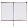 Load image into Gallery viewer, Personalized Journal Trust With All Your Heart Brown Floral Faux Leather Proverbs 3:5
