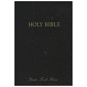 Personalized KJV Holy Bible Study Holman Red Letter Edition 1979 Black