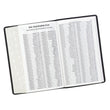 Load image into Gallery viewer, Personalized Bible KJV Giant Print Holy Bible Full Grain Premium Leather Thumb Index Black

