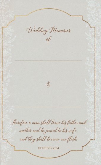 Personalized NKJV Bride's Bible Leathersoft COMPACT