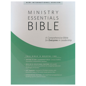 Personalized NIV Ministry Essentials Bible A Comprehensive Bible for Everyone in Leadership