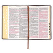 Load image into Gallery viewer, Personalized KJV Holy Bible Giant Print Full-Size Bible Dark Brown Faux Leather Bible
