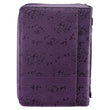 Load image into Gallery viewer, Purple/Floral I Can Do All Things Bible Cover
