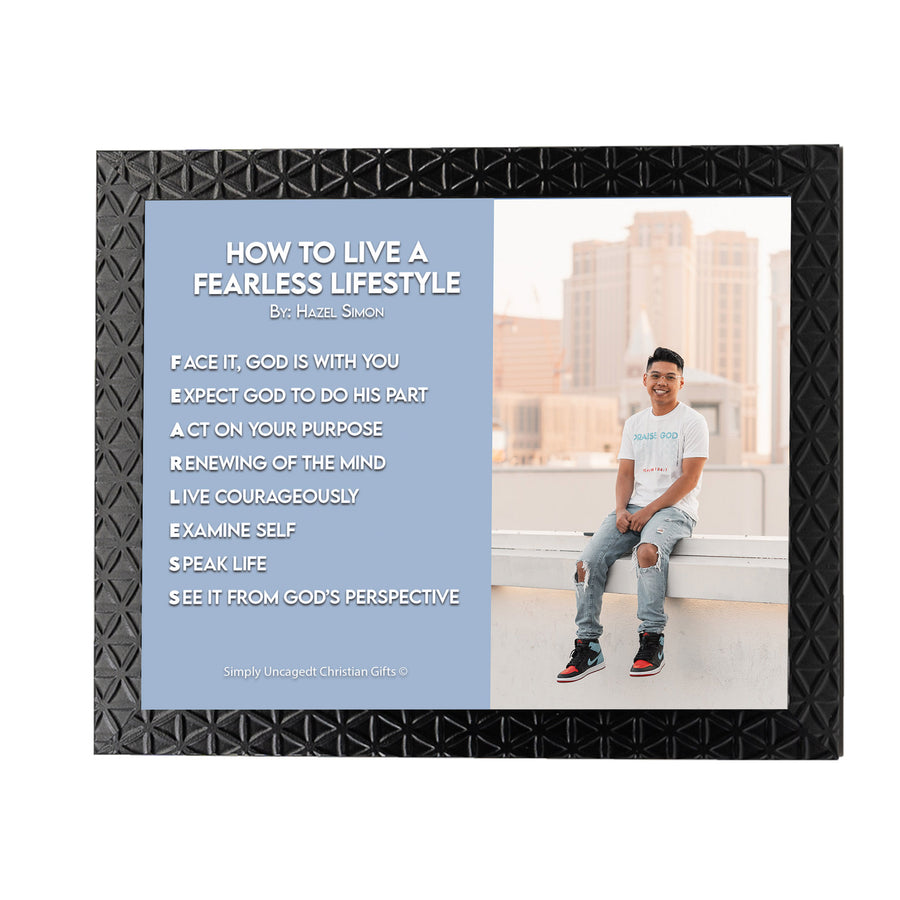 How To Live A Fearless Lifestyle Personalized Photo Poem