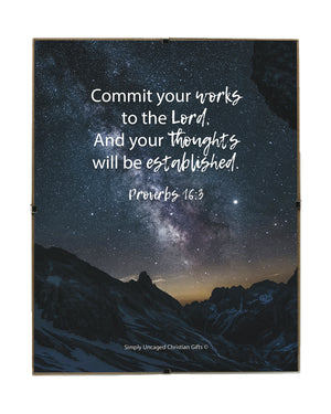 Proverbs 16:3 Personalized Photo Verse