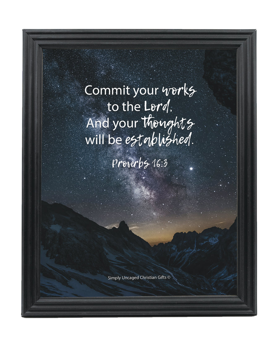 Proverbs 16:3 Personalized Photo Verse