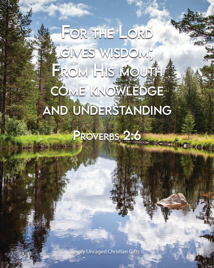 Proverbs 2:6 Personalized Photo Verse