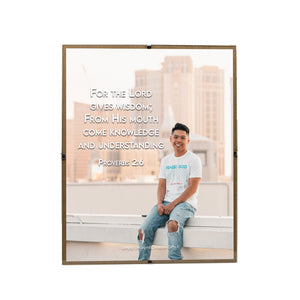 Proverbs 2:6 Personalized Photo Verse