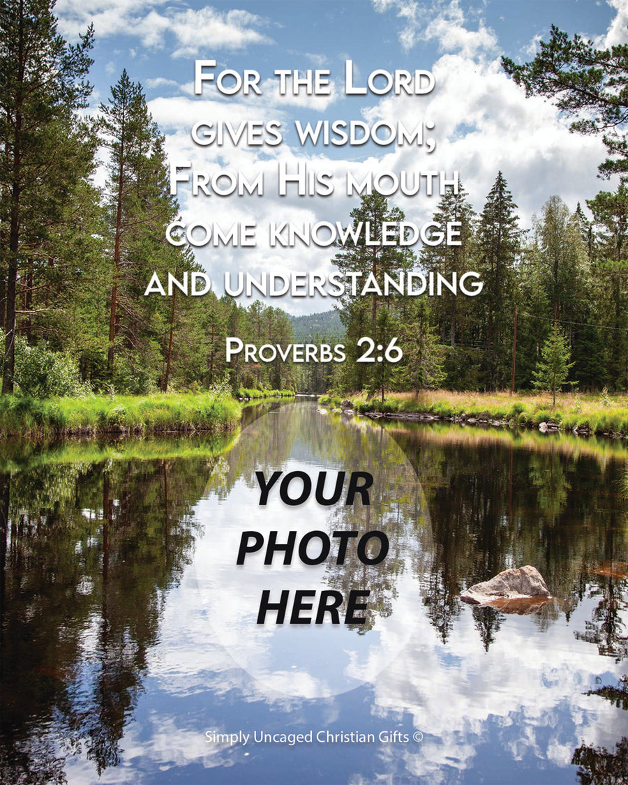 Proverbs 2:6 Personalized Photo Verse