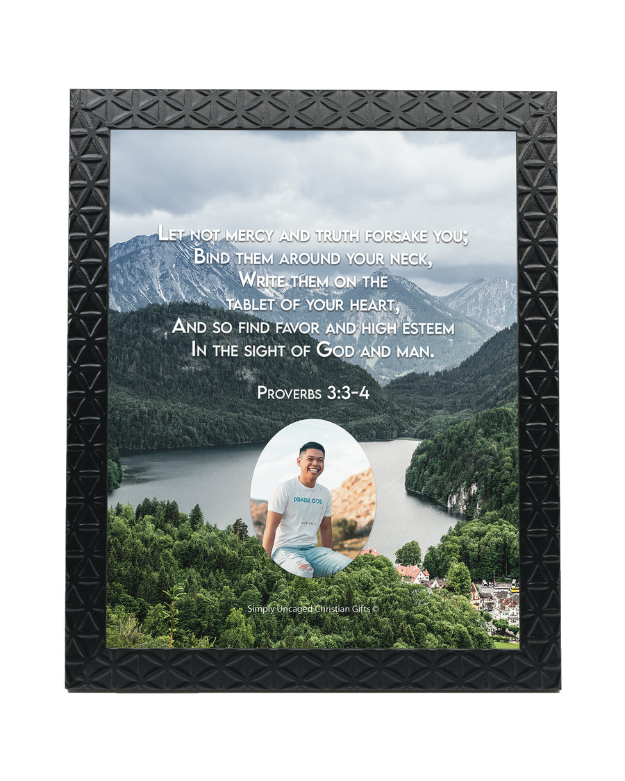 Proverbs 3:3-4 Personalized Photo Verse