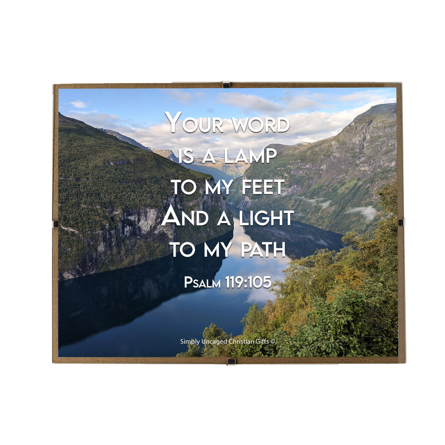 Psalm 119:105 Personalized Photo Verse