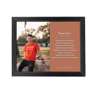 Thank You Personalized Photo Poem