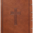 Load image into Gallery viewer, Personalized KJV Saddle Tan Faux Leather COMPACT Bible
