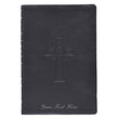 Load image into Gallery viewer, Personalized KJV Holy Bible Black Premium Leather Large Print Thinline
