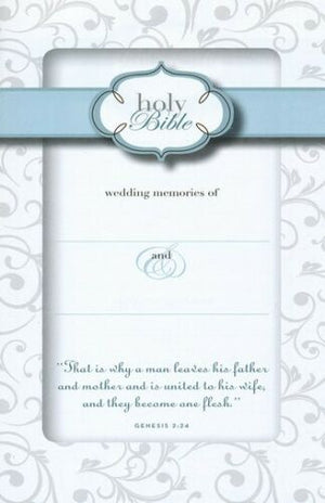 Personalized NIV Bride's Bible Italian Duo-Tone New International Version