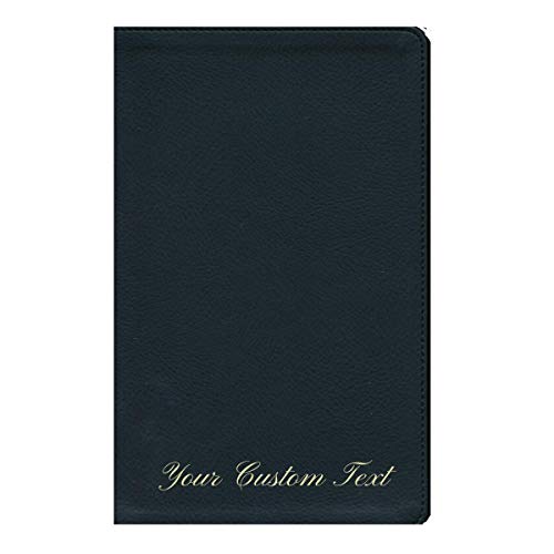 Personalized Bible Custom Text NKJV Minister's Bible Comfort Print Leathersoft Black