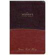 Load image into Gallery viewer, Personalized NKJV Woman&#39;s Study Bible Leathersoft Brown/Burgundy
