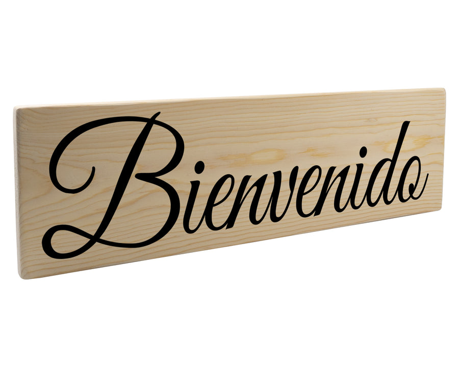 Bienvenido Spanish Wood Decor