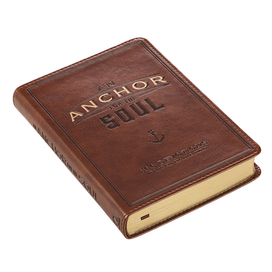 Personalized Devotional Custom Text Anchor for The Soul Brown