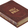 Load image into Gallery viewer, Personalized KJV Medium Brown Faux Leather Compact Bible
