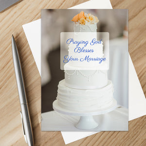 Christian Wedding Card