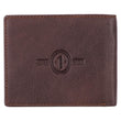 Load image into Gallery viewer, The World&#39;s Best Dad Brown Joshua 1:9 Genuine Leather Wallet
