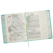 Load image into Gallery viewer, Personalized KJV My Creative Bible Journaling LuxLeather Hardcover Teal
